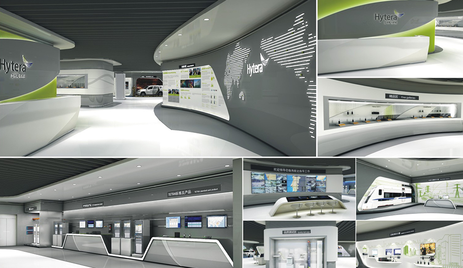 海能達展廳設計_北辰品牌設計